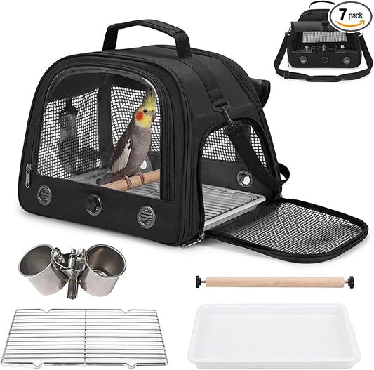 Bird Carrier, Lightweight Breathable Bird Backpack, Portable Wild Bird Carrier by Unknown