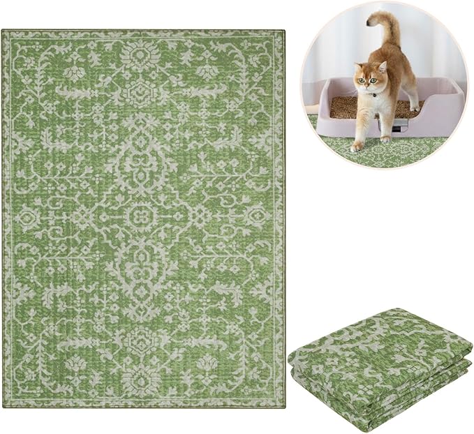 Lovewag Pets Cat Litter Box Mats 2 Pack - Image 2
