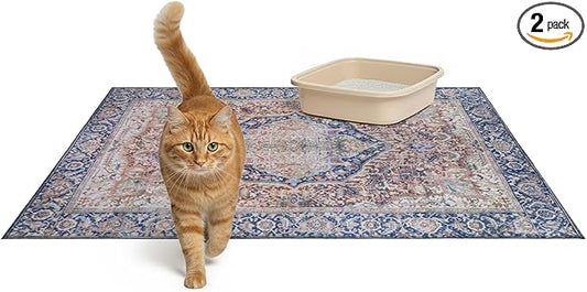 Lovewag Pets Cat Litter Mat 2 Pack by Lovewag