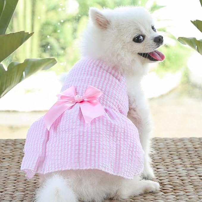TAPBULL Dog Dresses, Fashionable Pet Dog Clothes, Cute Cat Birthday Dress Outfit - Image 7