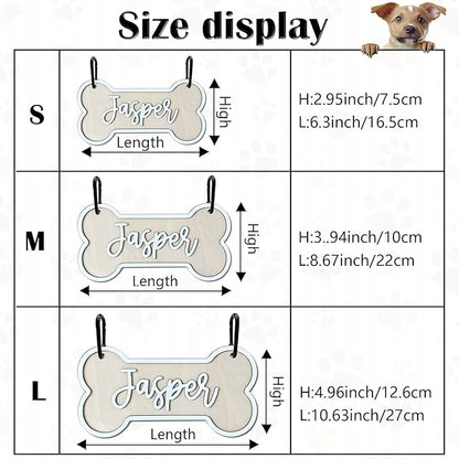 Personalized Dog Crate Sign Custom Dog Kennel Accessories Name Plate Doghouse - Image 2