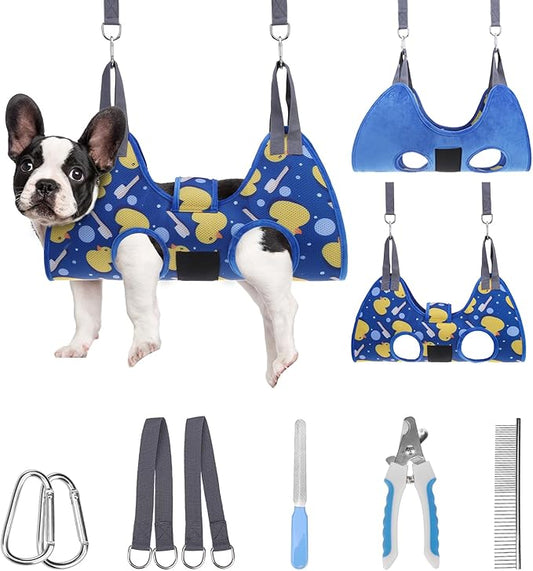 PAWCHIE Dog Grooming Hammock Harness by PAWCHIE