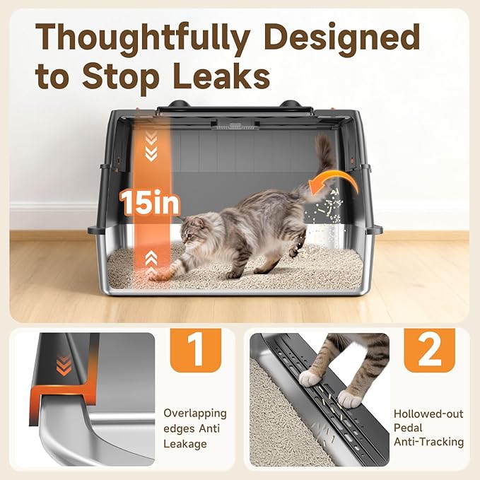 Stainless Steel Litter Box - Image 5