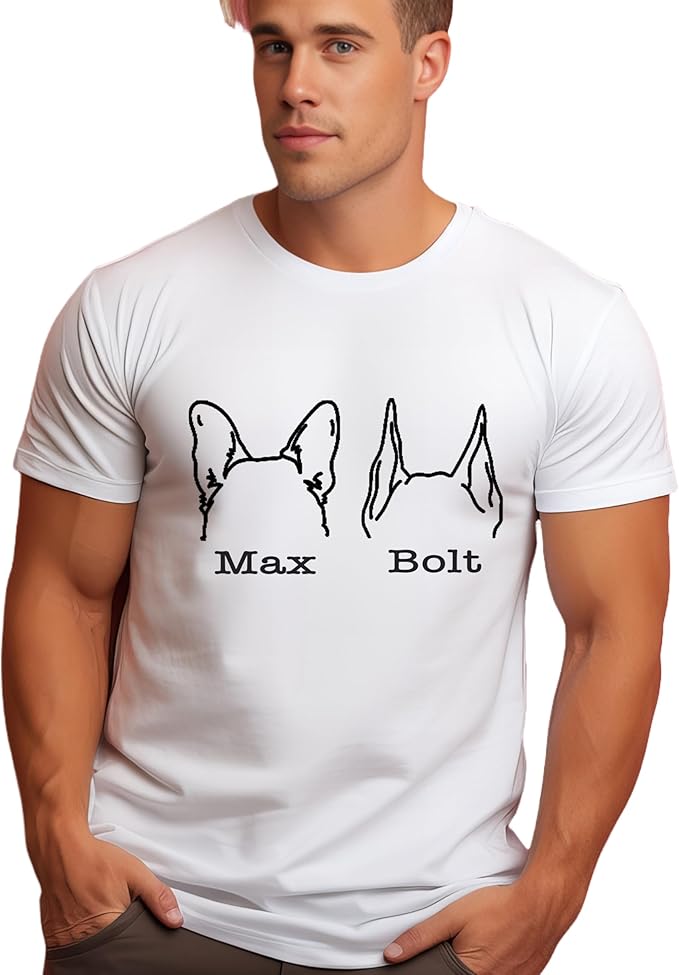 Custom Dog Mom Shirt Personalized Dog Ears Sweatshirt - Image 8