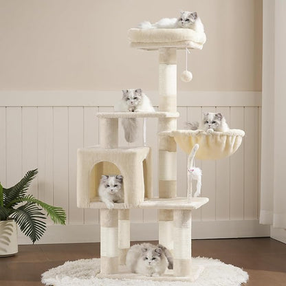 Heybly Cat Tree with Toy, Cat Tower condo - Image 8