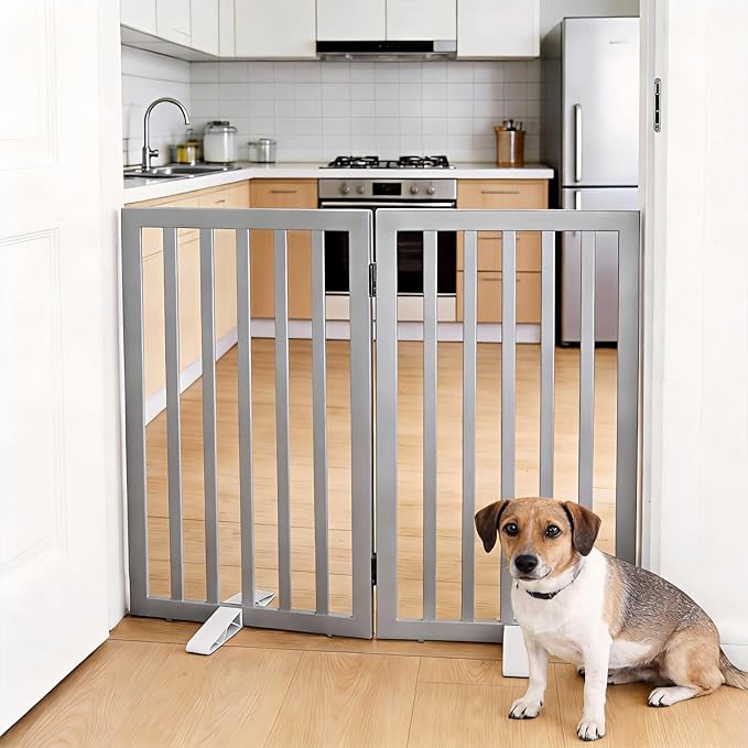 Dog Gate Indoor, Freestanding Dog Fence - Image 2