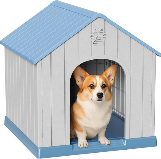 DRATO Dog House Resin Outdoor Dog Kennel by DRATOprovidesawarmandcozy
