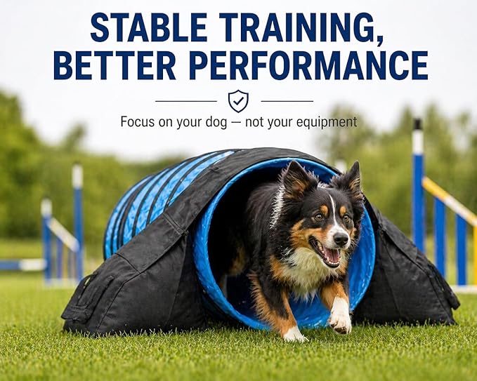 IRSTBL Dog Agility Tunnel Saddlebags – Set of 2 Waterproof Sandbag Weights - Image 8