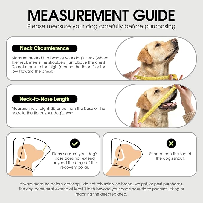 Dog Cone - Soft Cone for Dogs to Stop Licking, Pet E-Collar Alternative After - Image 7
