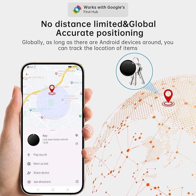 Air Tracker Tag for Android（Android Only ） IP65 Waterproof Smart Tag & Item - Image 4