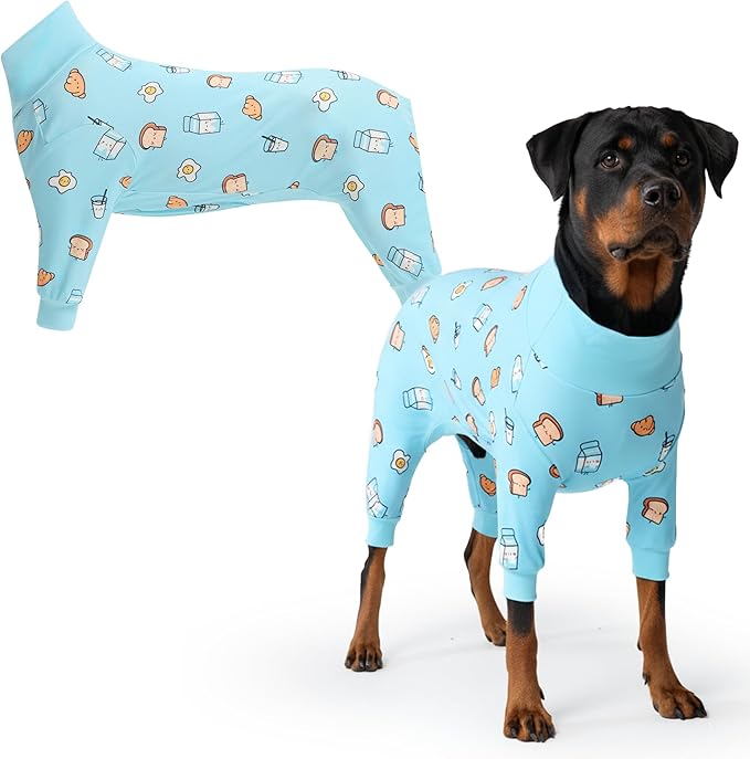 Spark Paws Dog Pajama, Dog Recovery Suit Male, Ultra-Soft and 4-Way Stretch by SparkPaws