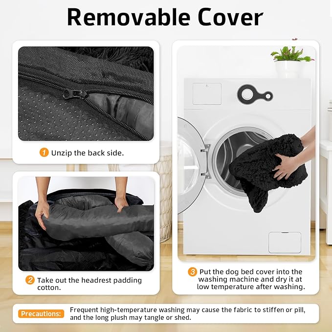 GGIB Calming Dog Bed Fluffy Plush Dog Mat - Image 4