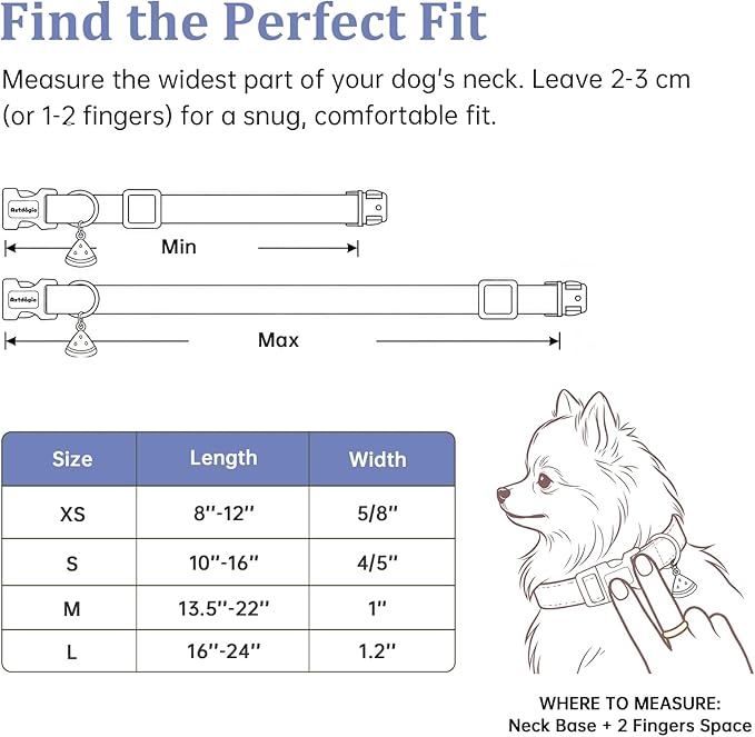 Floral Dog Collar, Cute Girl Boy Dog Collar Ideal Daily Use - Image 2