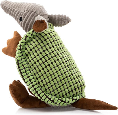 Hollypet Plush Dog Squeaky Toy Stuffed Armadillo Animal Pet Puppy Chew Toys by Hollypet