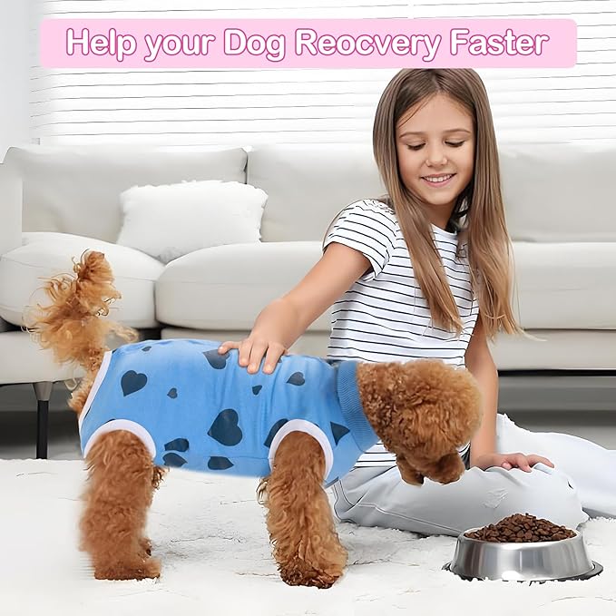 Coppthinktu Recovery Suit for Dogs After Surgery, Dog Onesie Surgery Recovery - Image 5