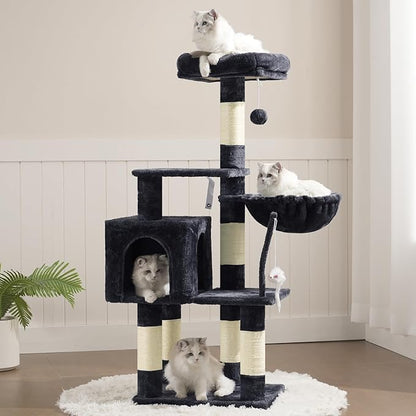 Heybly Cat Tree with Toy, Cat Tower condo - Image 8