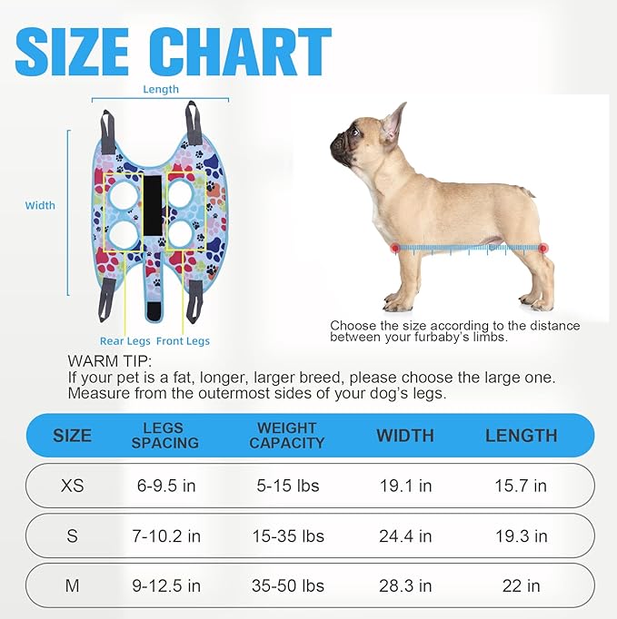 PAWCHIE Dog Grooming Hammock Harness - Image 6