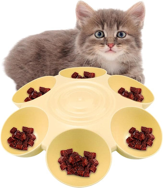 DOERDO Cat Feeding Bowl, Plastic Cat and Dog Food Bowl by DOERDO+DD