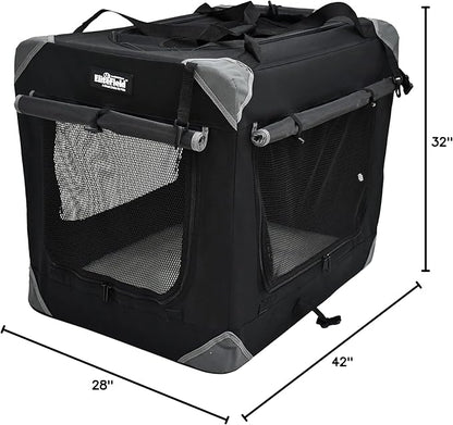 EliteField 4-Door Folding Soft Dog Crate - Image 9