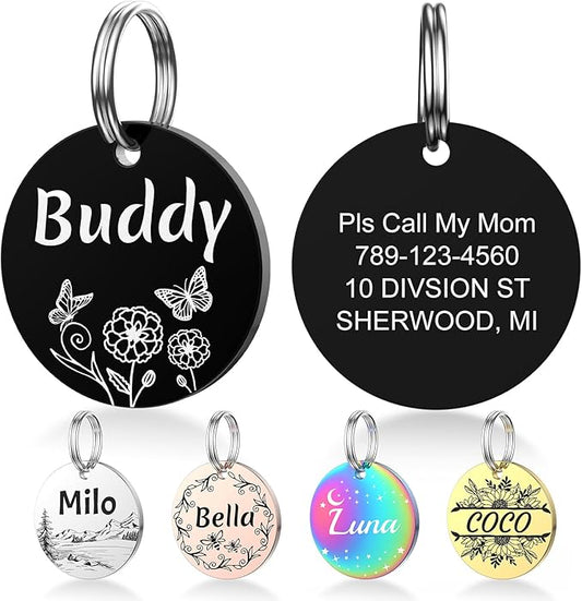YEHANTI Dog Tags Personalized for Pets by YEHANTI