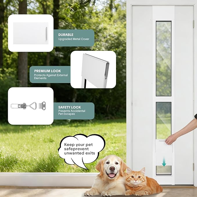 Sliding Glass Door Pet Door Insert - Image 5