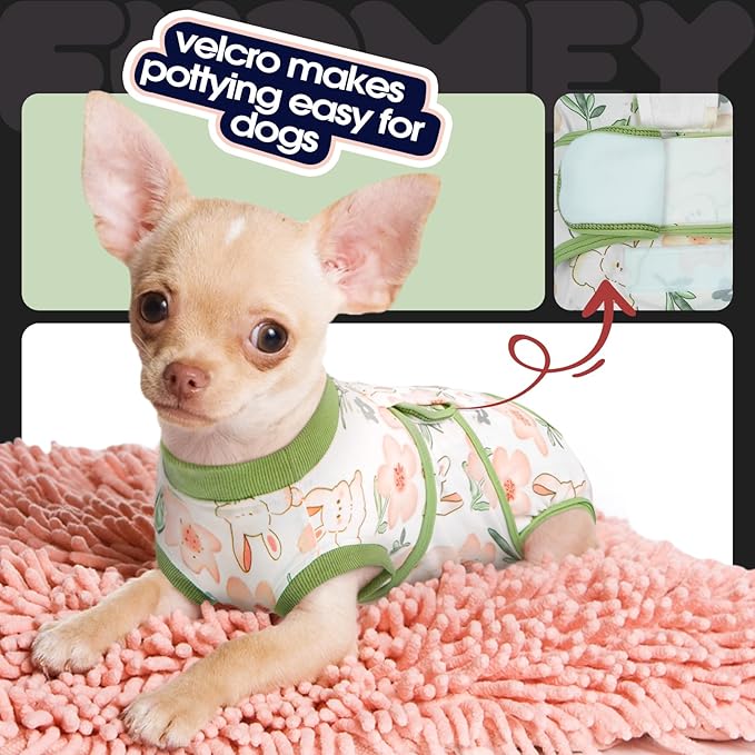FUAMEY Dog Recovery Suit Male, Dogs Surgery Neuter Suits Puppy Spay Shirts - Image 8