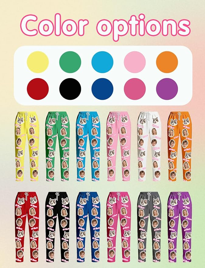 JoyBurst Custom Pajama Pants - Image 3