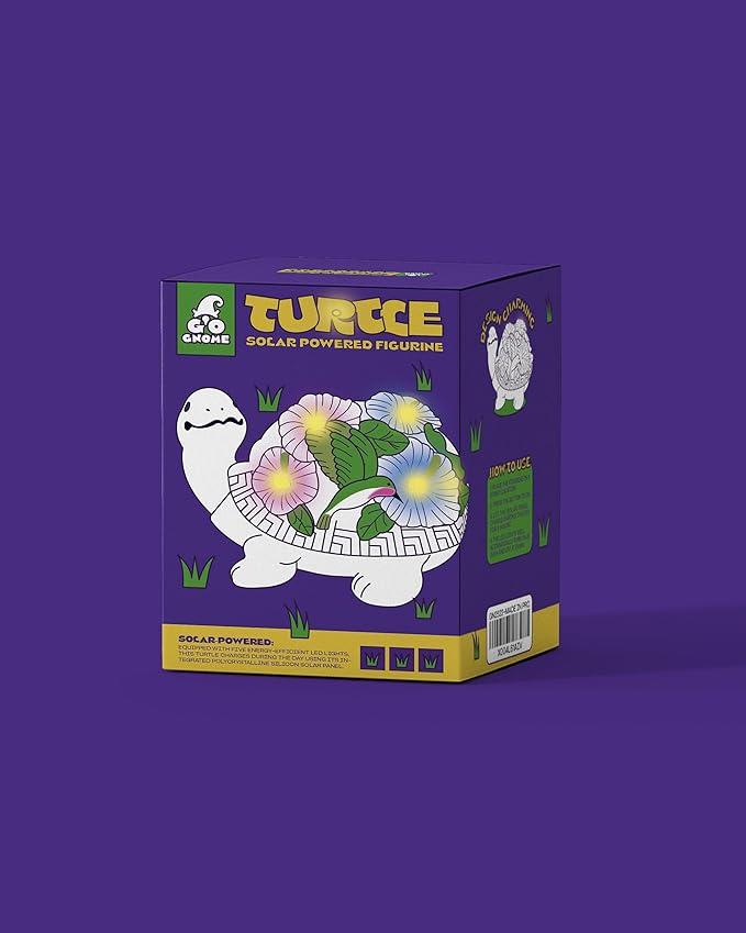 GoGnome Solar Turtle Figurine Lights - Image 3
