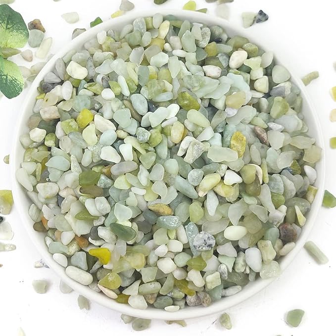 YISZM 2LB Succulent and Cactus Pebbles, 1/5 Inch Jade Natural Decorative by YISZM-ForYourNaturalLife