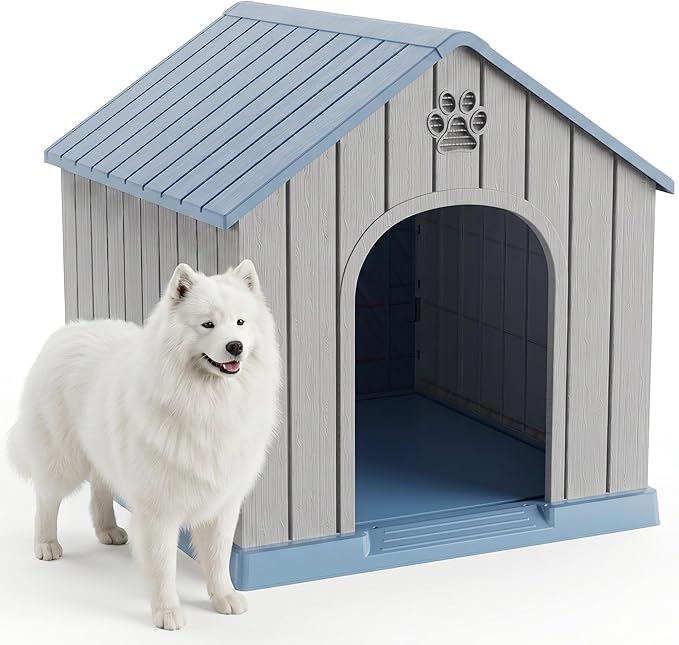 EFU Large Dog House Outdoor Indoor, Waterproof Dog House by EFU