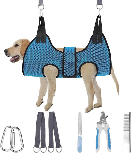 PAWCHIE Dog Grooming Hammock Harness by PAWCHIE
