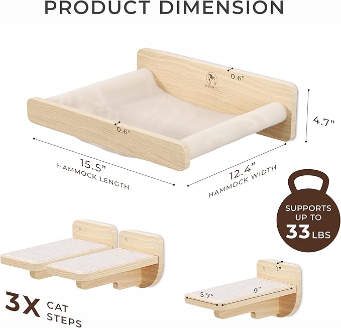 Space-Saving Cat Wall Shelves – Interactive Cat Wall Climber - Image 3
