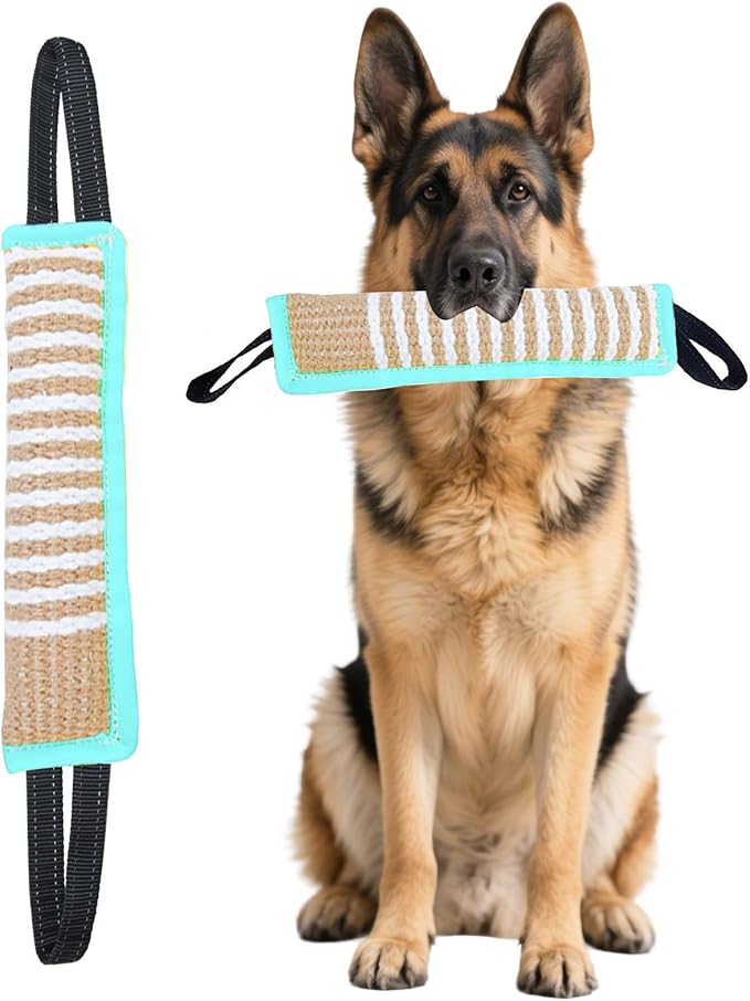 Clysoru Squeaky Tug Toy for Dogs Jute by Clysoru