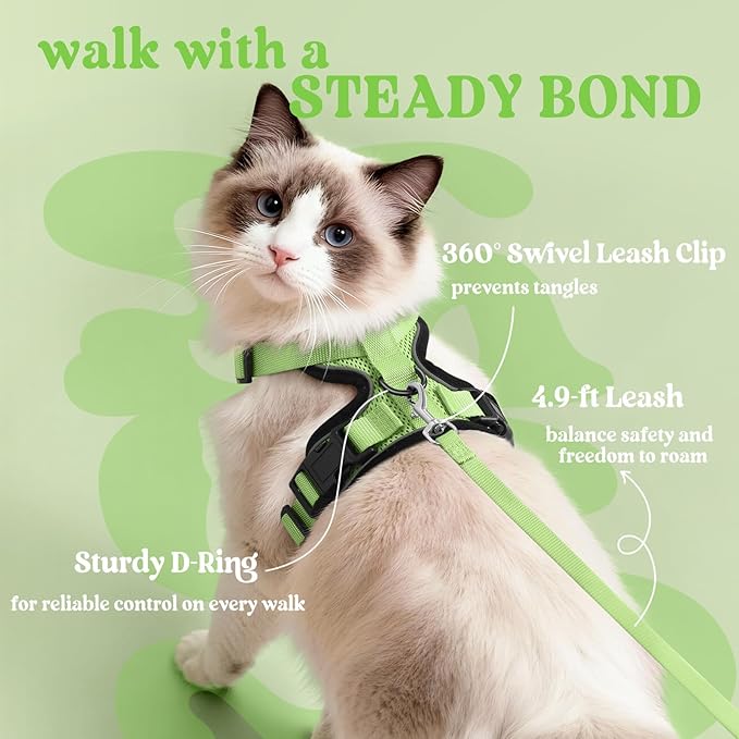 rabbitgoo Cat Harness and Leash Set, Escape Proof Vest Harness - Image 5