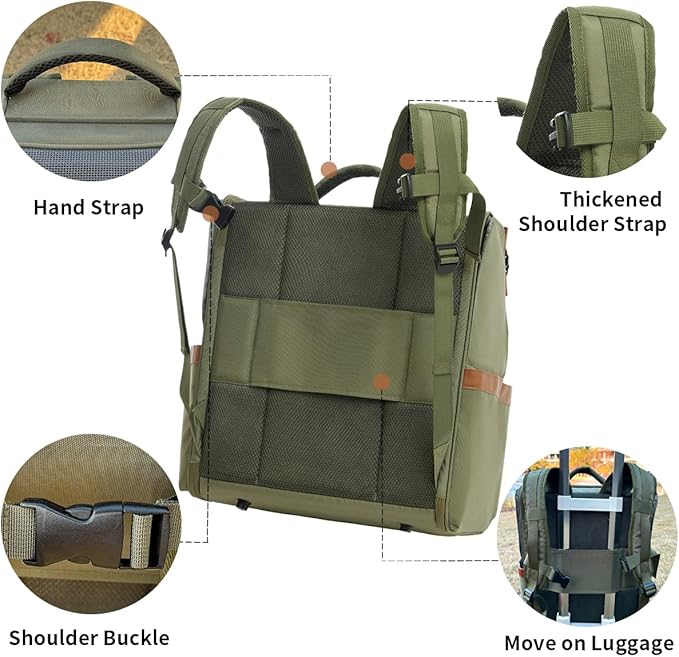Large Cat Carrier Backpack, Shaded Small Dog Backpack - Image 5