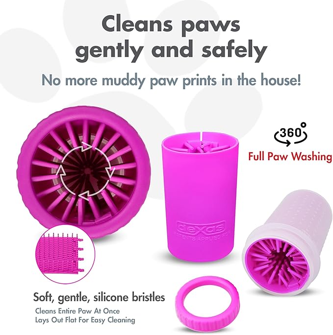 Dexas MudBuster Medium Dog Paw Cleaner, Fits 1.5"-2.5" Wide Paws, Gentle - Image 2