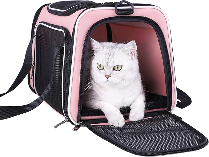 Soft Pet Carrier for Medium Cats and Small Dogs by petisfam