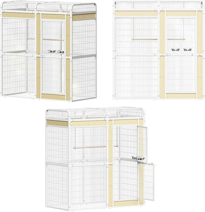 Large Bird Cage for Parakeets Outdoor Bird Aviary Parrot Cage - Image 8