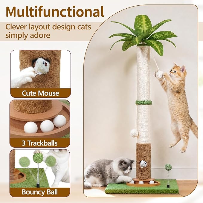 Cat Scratching Post Tall Vertical - Image 3