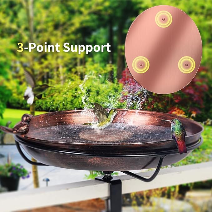 1 Pack Bird Bath Copper Disk, 99.99% Pure Copper Bird Bath Cleaner, - Image 3