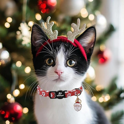 2 Pack Christmas Cat Collars - Image 6