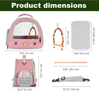 Portable Parrot Travel Cage Carrier - Image 2