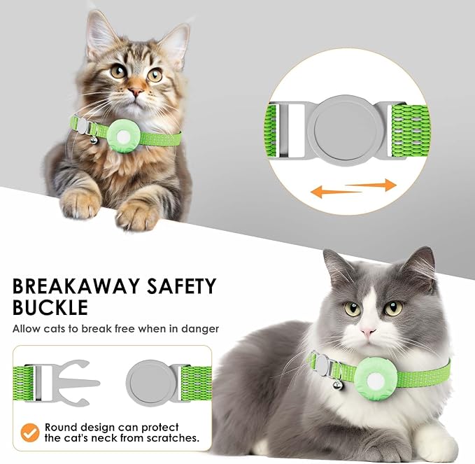 Cat Tracker, MINI GPS Tracker for Cats, No Monthly Fee Pet Tracker Compatible - Image 5