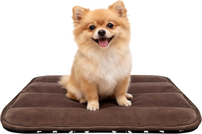Dog Bed Mat, Reversible Dog Crate Pad by FogkissComfyPawsHome