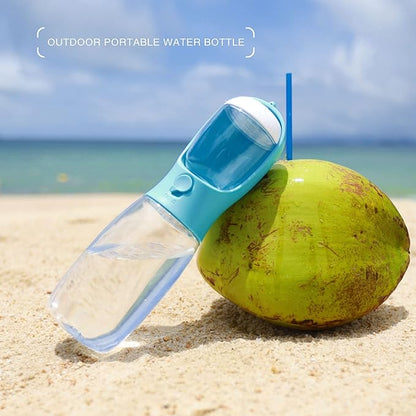 Dog Water Bottle with Food Container, Portable Leak Proof Pet Water Dispenser - Image 6
