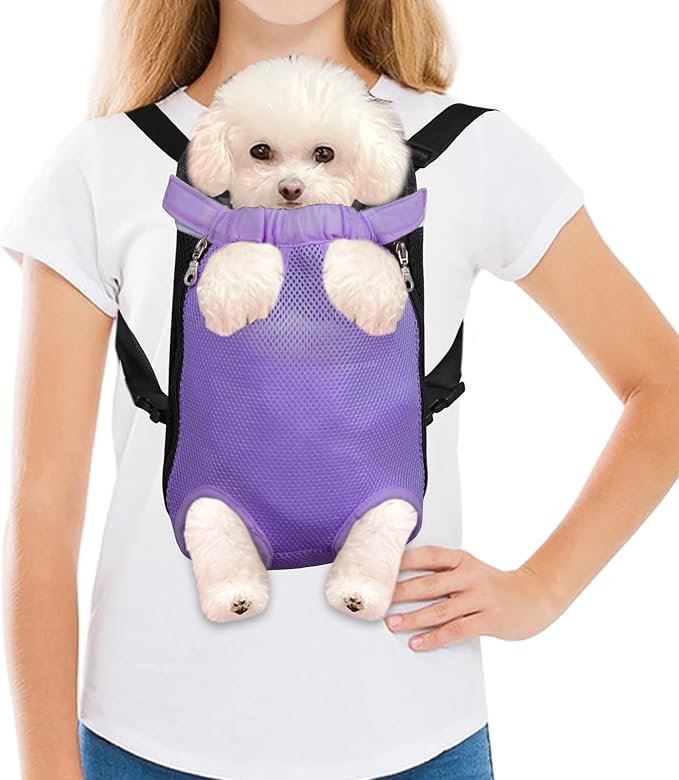 FEimaX Dog Carrier Backpack Pet Legs Out Front Cat Travel Bag, Adjustable Puppy by FEimaX