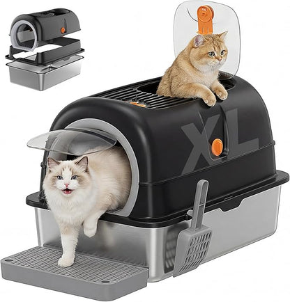 OLIXIS Stainless Steel Litter Box by OLIXIS
