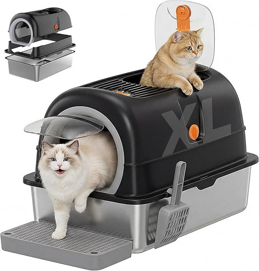OLIXIS Stainless Steel Litter Box by OLIXIS