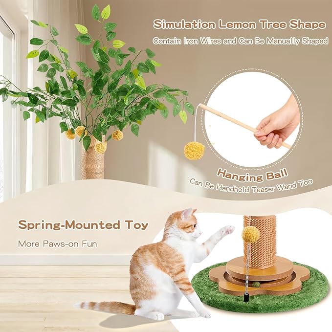 45" Tall Cat Scratching Post - Image 4