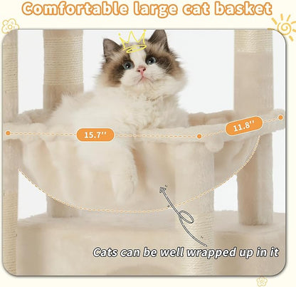 Heybly Cat Tree, Kitten Tower - Image 4